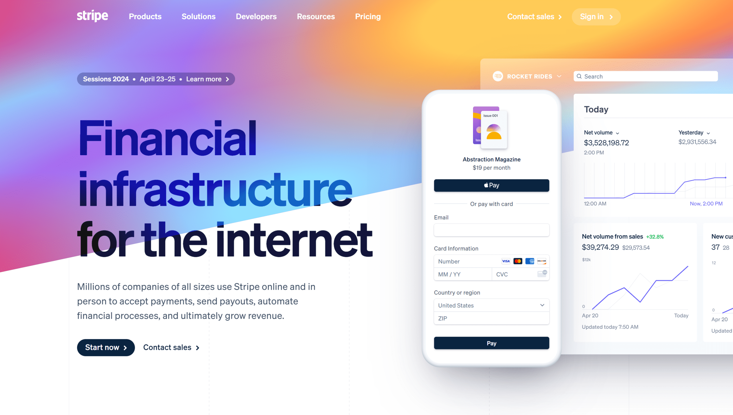 Illustration of Stripe on the deal page of Freelance Stack